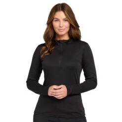 Women’s Long Sleeve Thermal Zip Neck Baselayer Top -Peter Storm go 208297 z