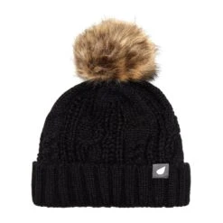 Women's Daisy Cable Knit Bobble Hat -Peter Storm go 210118 z