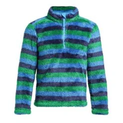 Kids' Stripe Print Half-zip Fleece -Peter Storm go 374767 u