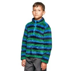 Kids' Stripe Print Half-zip Fleece -Peter Storm go 374767 z